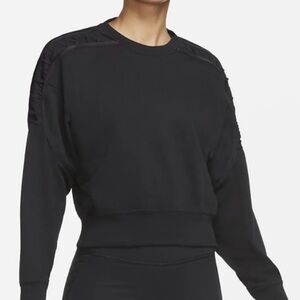 NWOT Nike Therma Cropped Fleece Sweatshirt